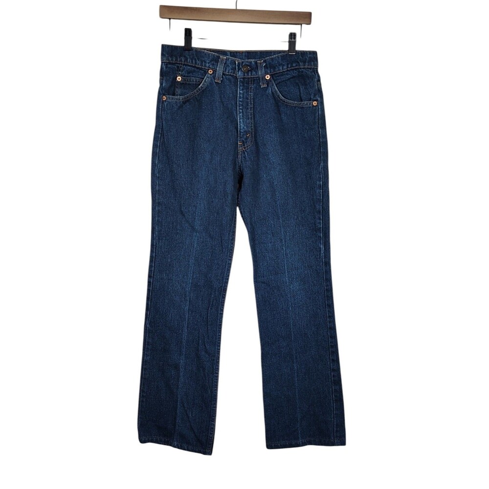 Levi's Men's Straight Jeans in Dark Blue Denim